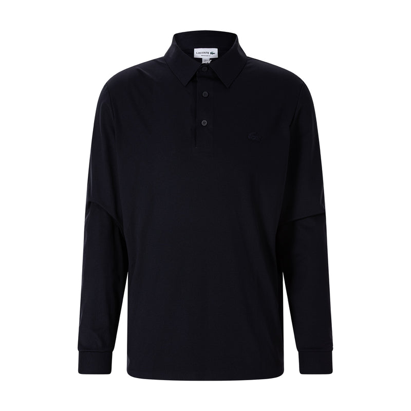 Longsleeve mit Kragen 7 / Navy