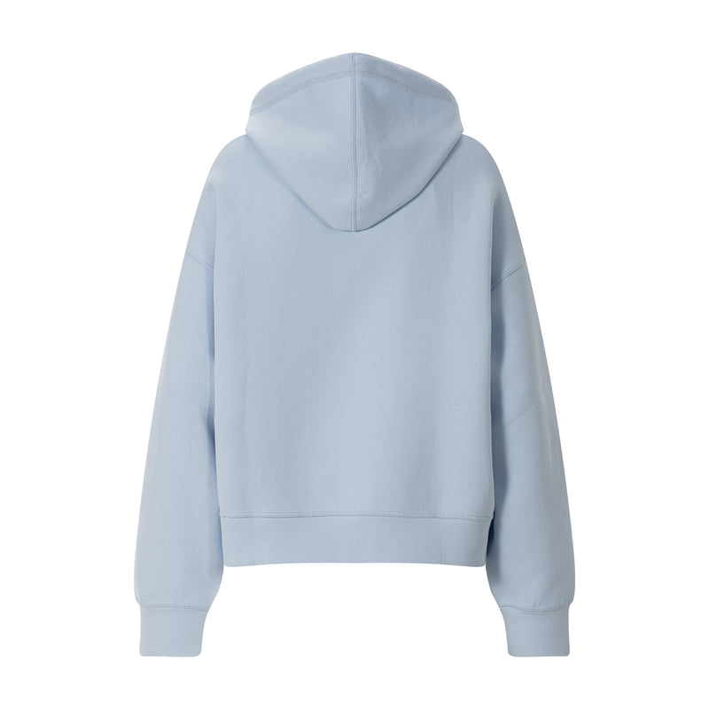 Hoodie aus Baumwoll-Mix 46 / Hellblau