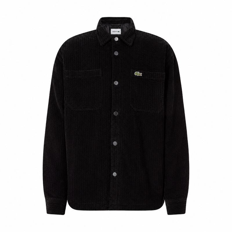 Overshirt aus Cord 56 / Schwarz