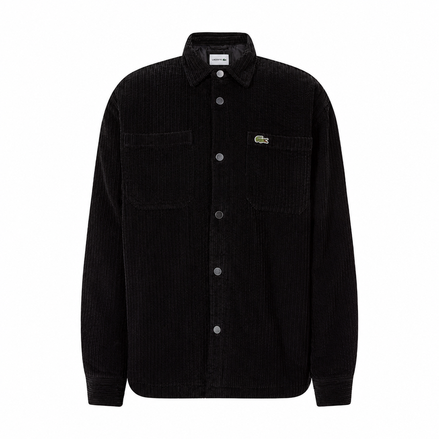 Overshirt aus Cord 56 / Schwarz