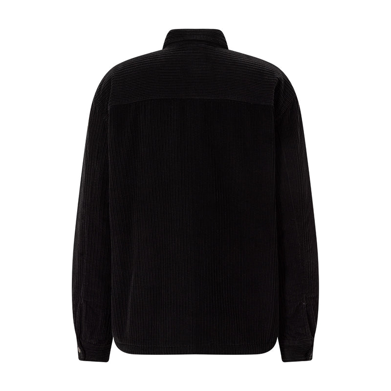 Overshirt aus Cord 56 / Schwarz