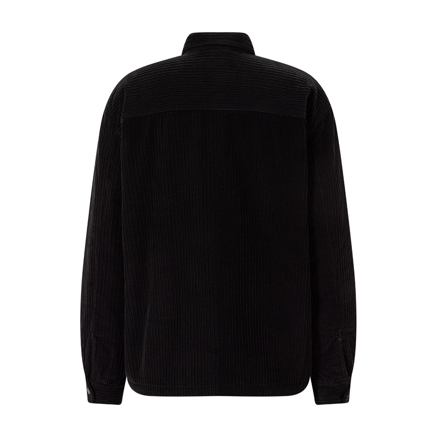 Overshirt aus Cord 56 / Schwarz