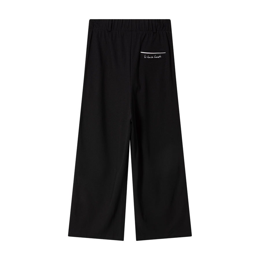 Sweatpants aus Viskose-Mix 44 / Schwarz