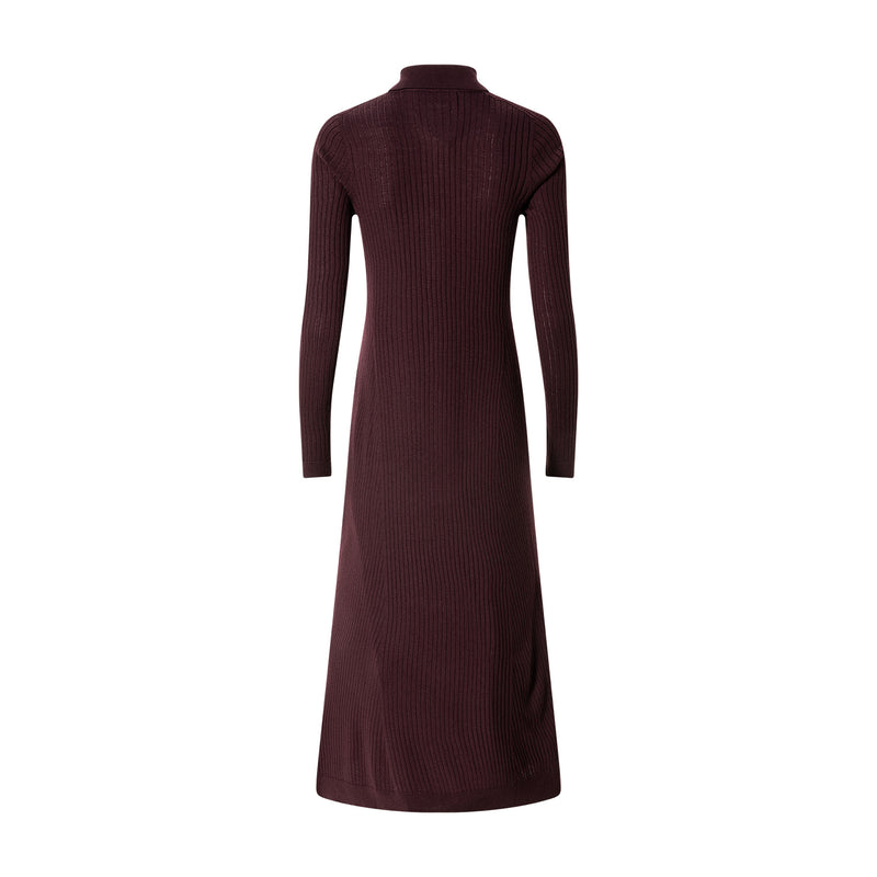 Maxikleid aus Merinowolle 44 / Rot