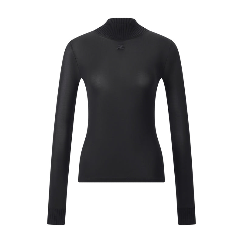 Courrèges Langarmshirt Reedition Second Skin Damen
