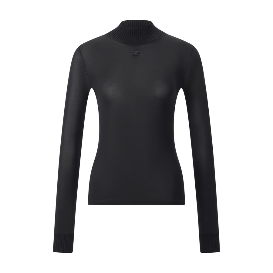 Courrèges Langarmshirt Reedition Second Skin Damen