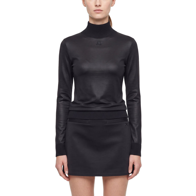 Courrèges Langarmshirt Reedition Second Skin Damen