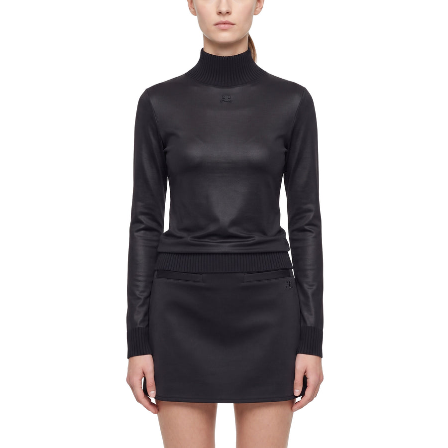 Courrèges Langarmshirt Reedition Second Skin Damen