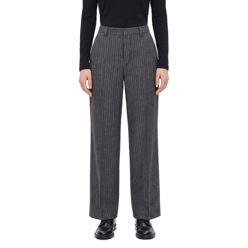 Fabric trousers made of virgin wool