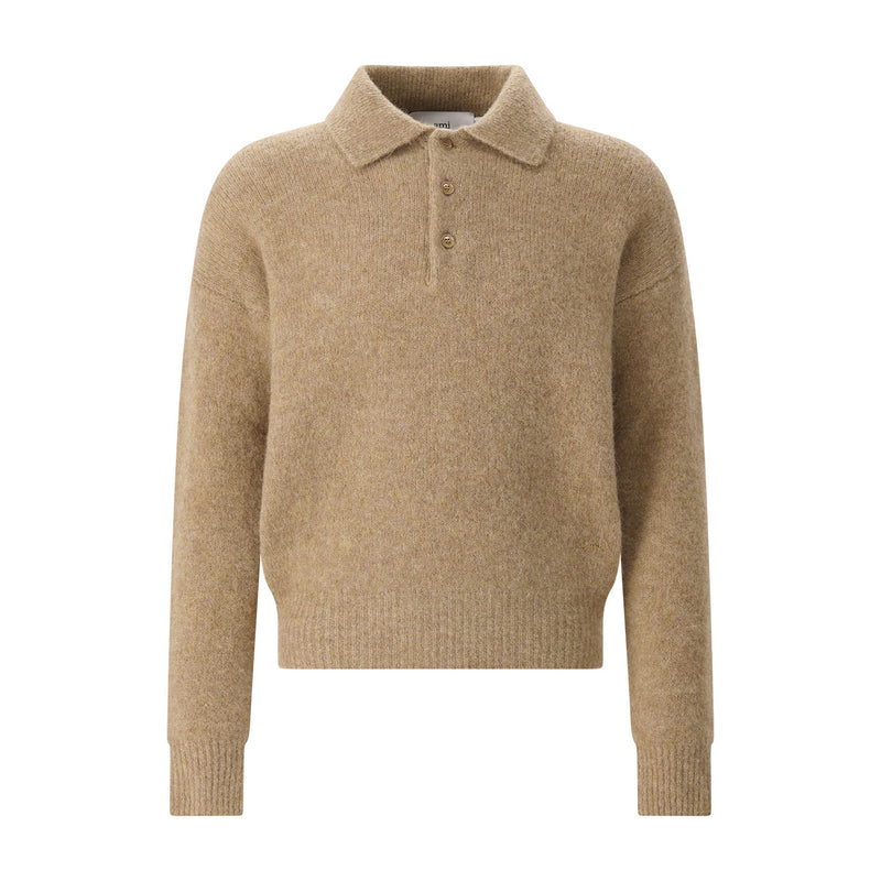 Pullover aus Alpaka-Mix XL / Hellbraun