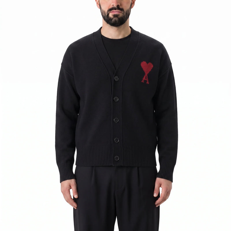 ami Paris Strickjacke aus Wolle Herren