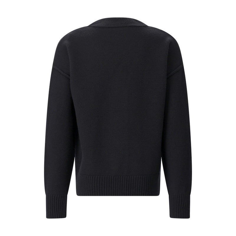 Strickjacke aus Wolle XL / Schwarz