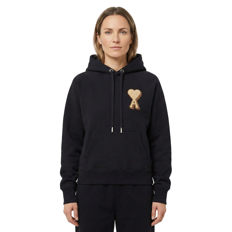 ami Paris Hoodie mit Logo Damen