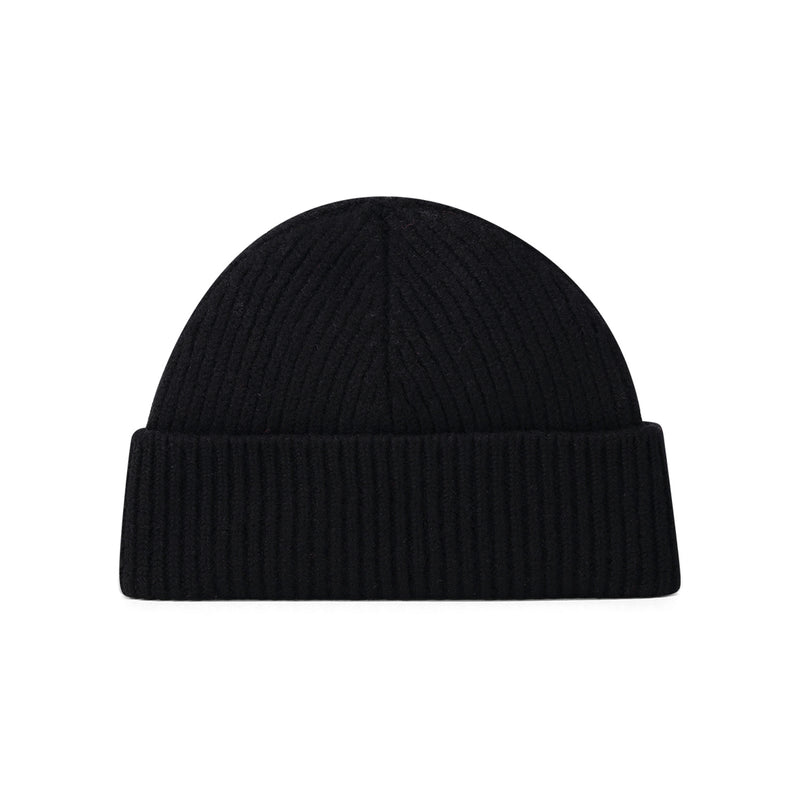 Beanie aus Wolle One Size / Schwarz