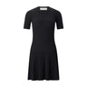 ami Paris Geripptes Midikleid Damen