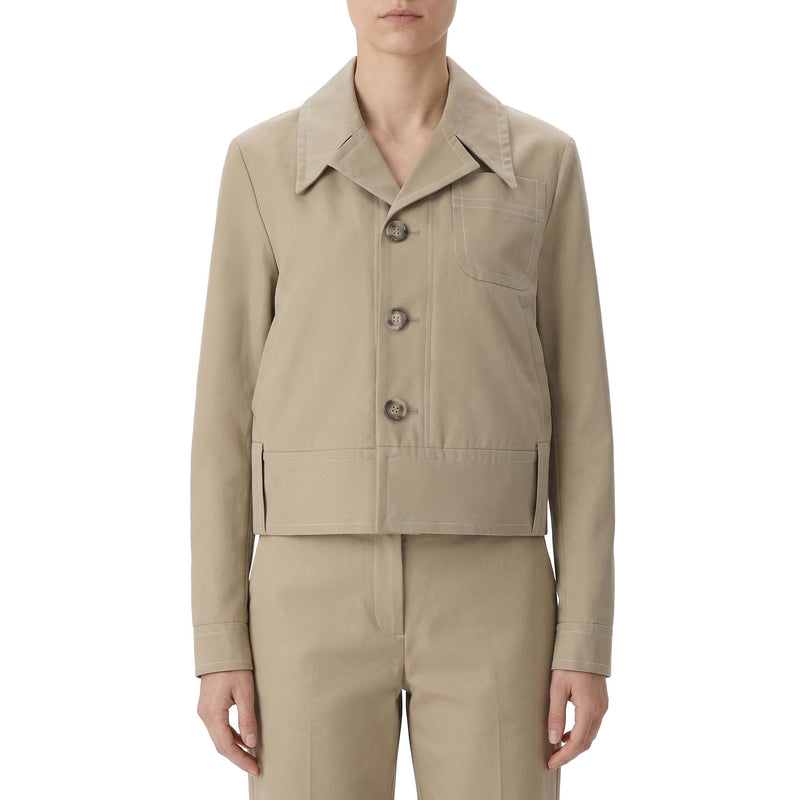 ami Paris Kurze Jacke aus Baumwollmix Damen