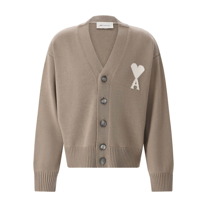 Cardigan mit Logo XXL / Braun