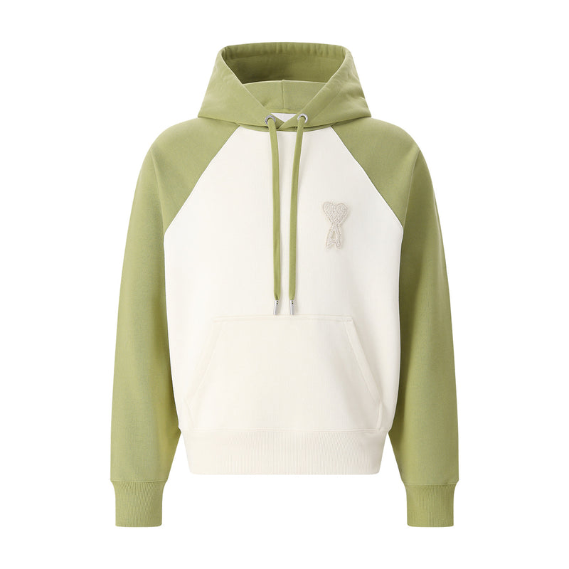Hoodie mit Logo 3XL / a041 blanc creme/matcha