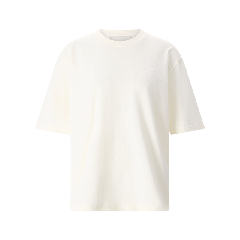 T-Shirt mit Logo L / Creme