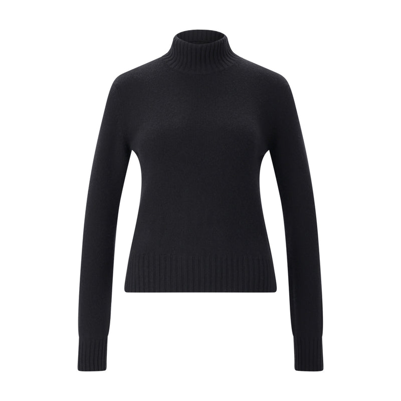Pullover aus Kaschmir-Woll-Mix L / Schwarz