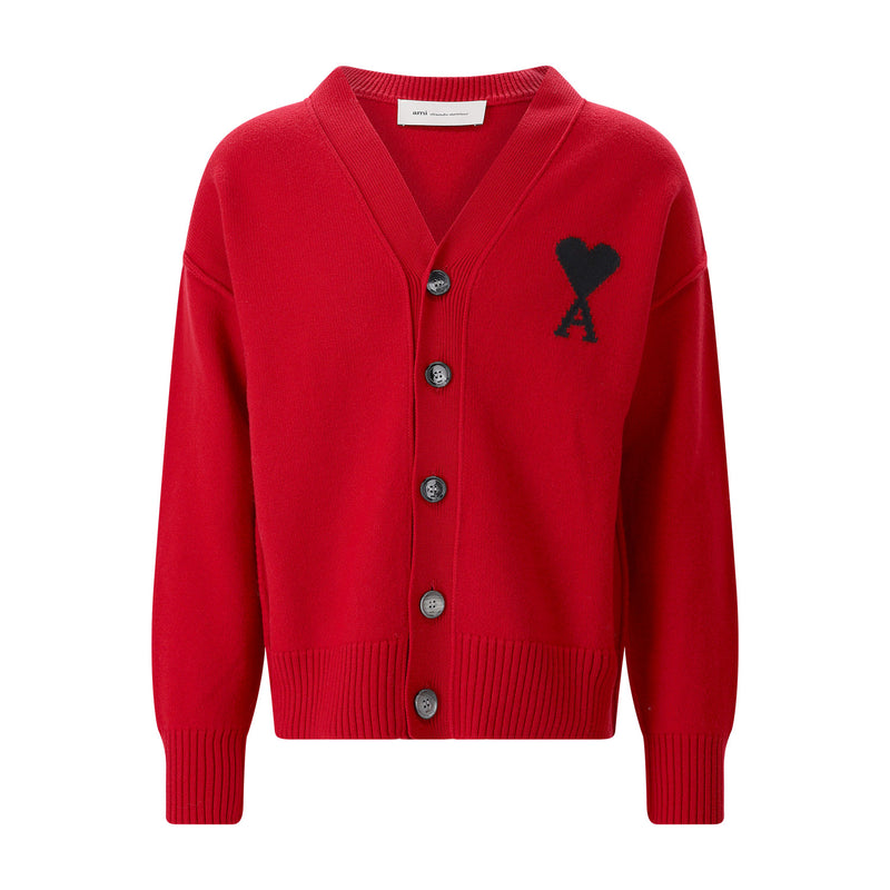 ami Paris Strickjacke aus Wolle Herren