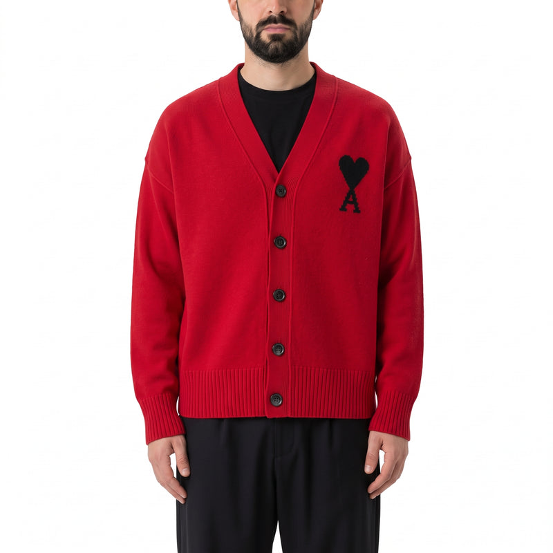 ami Paris Strickjacke aus Wolle Herren