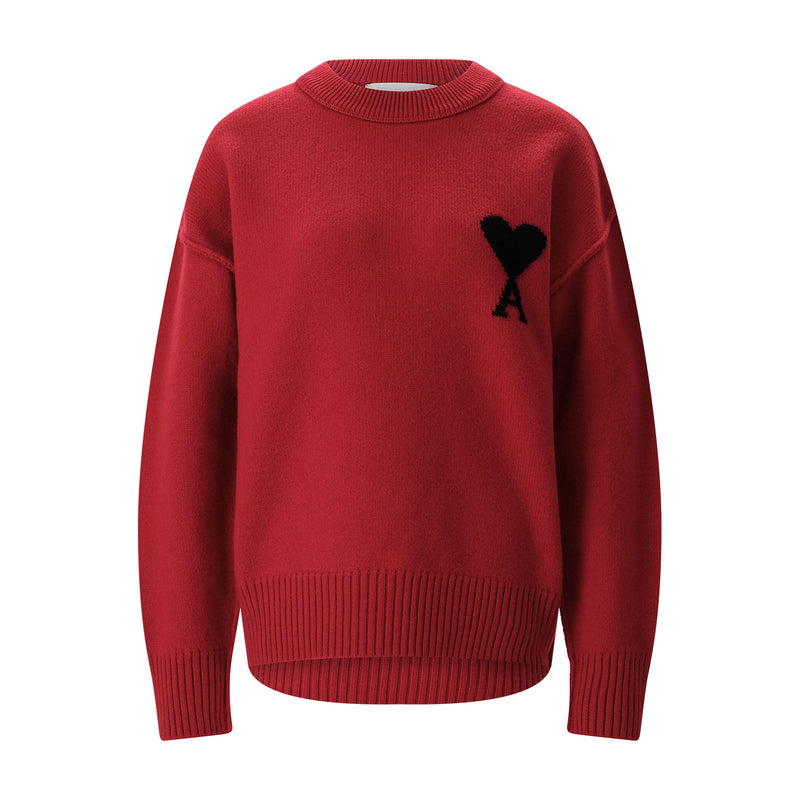 Pullover aus Wolle L / Rot