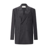 ami Paris Zweireihiger Blazer aus Wolle Damen