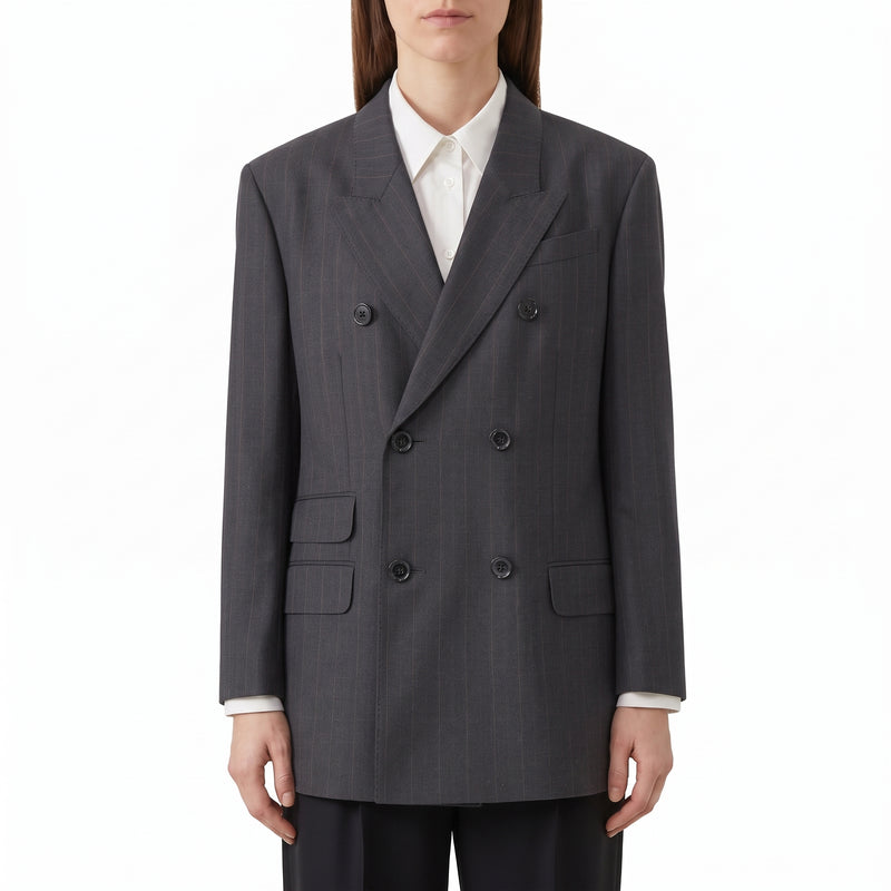 ami Paris Zweireihiger Blazer aus Wolle Damen