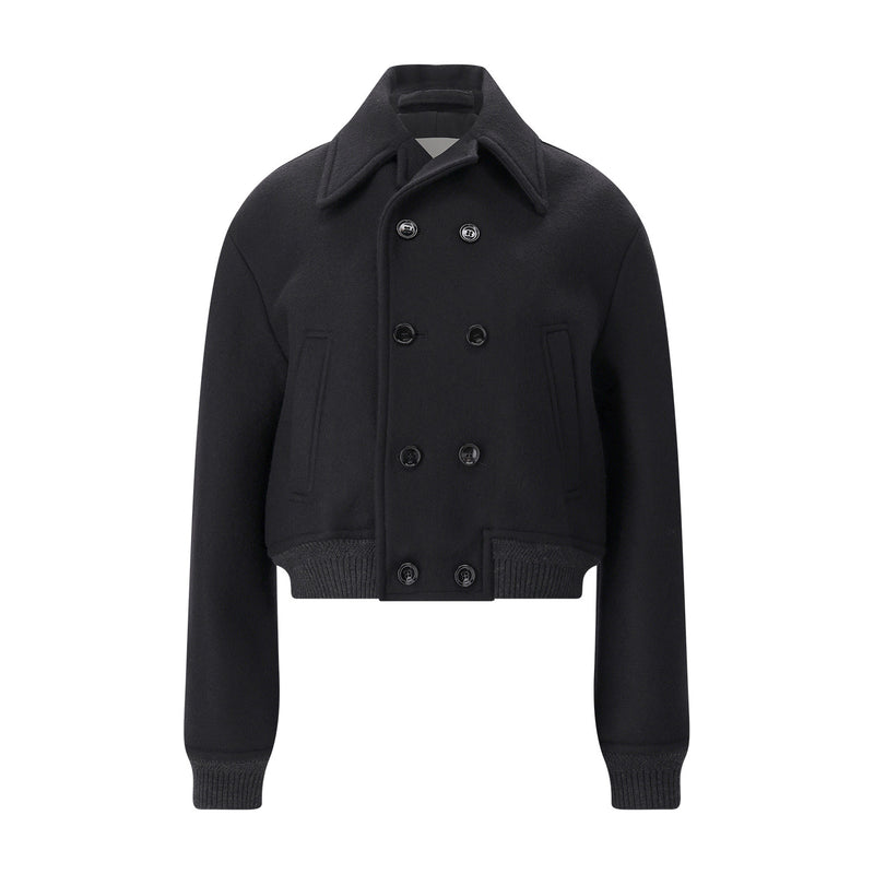 ami Paris Zweireihige Jacke aus Wolle Damen