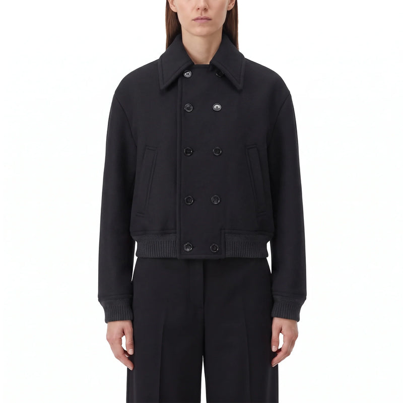 ami Paris Zweireihige Jacke aus Wolle Damen