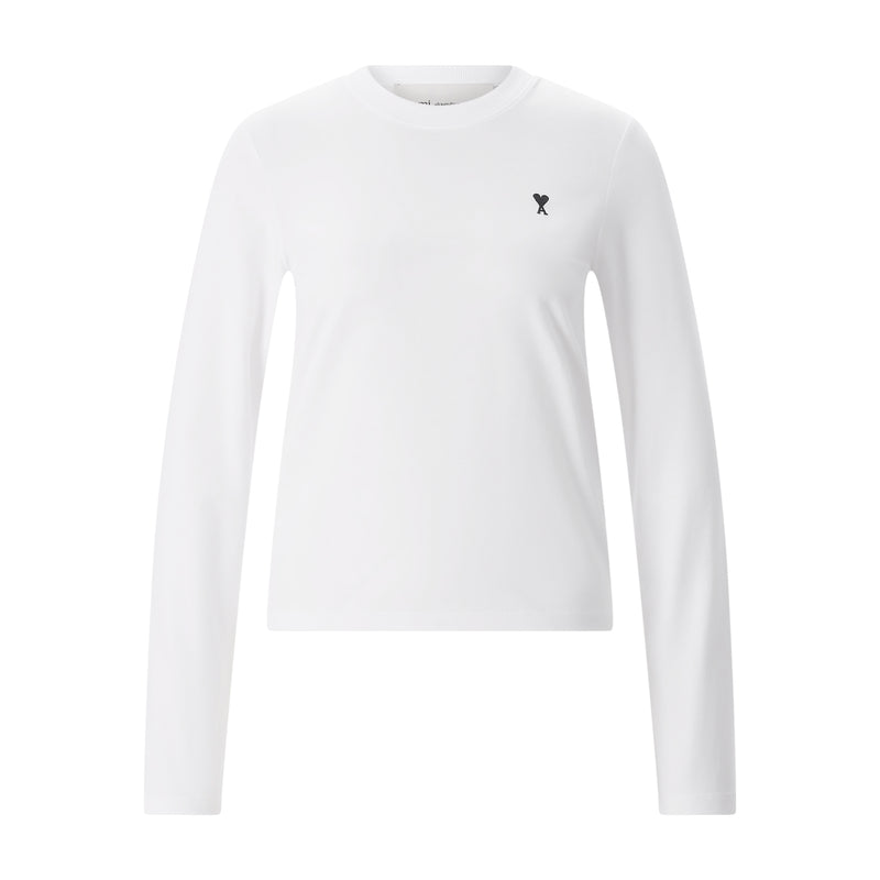 Langarmshirt aus Baumwolle XL / Weiß
