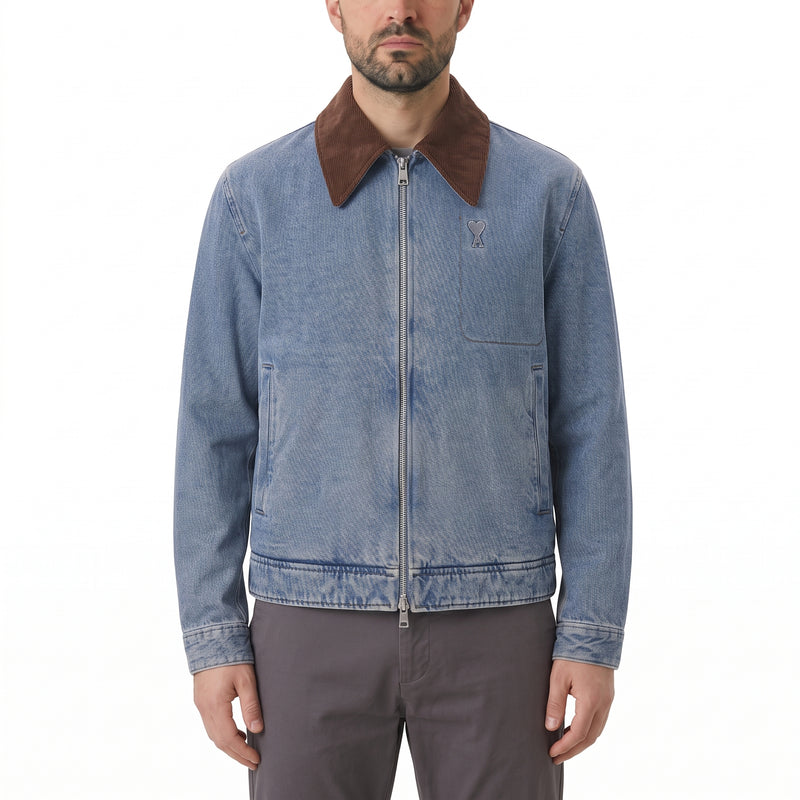 ami Paris Jacke aus Denim Herren