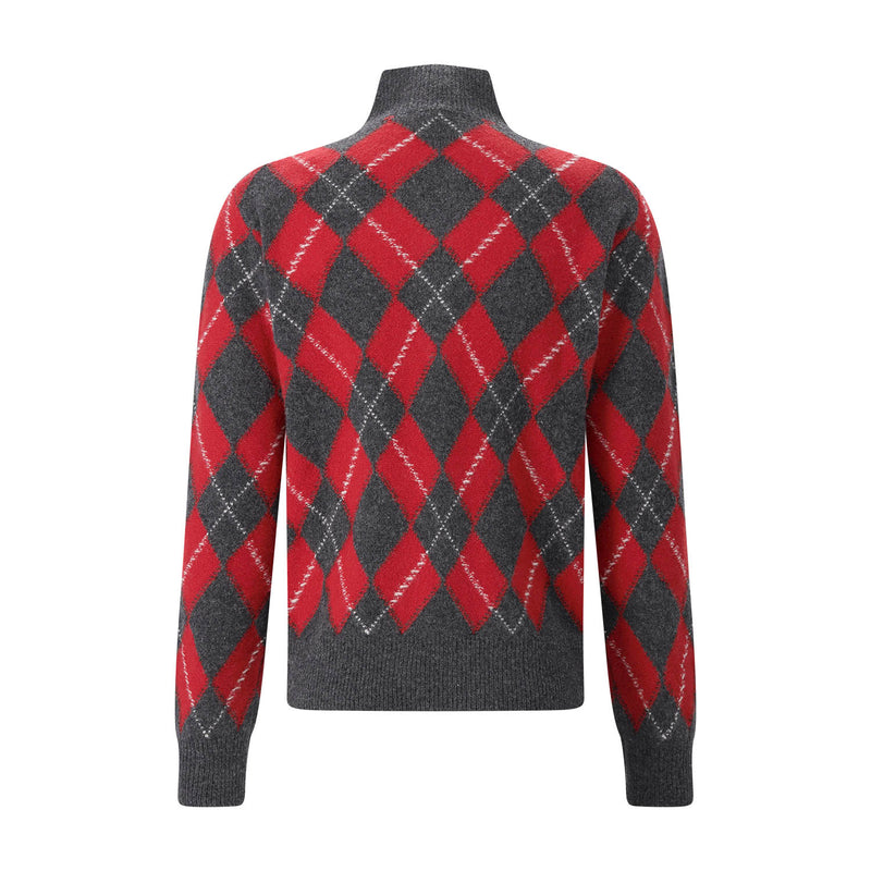 Troyer mit Argyle-Muster L / Grau