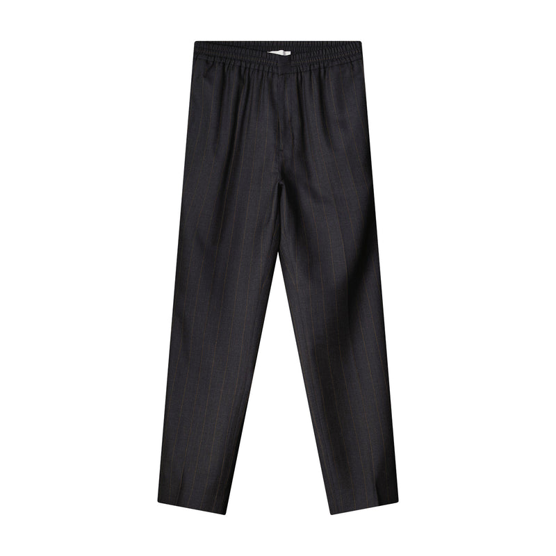 ami Paris Gestreifte Hose aus Woll-Mix Herren