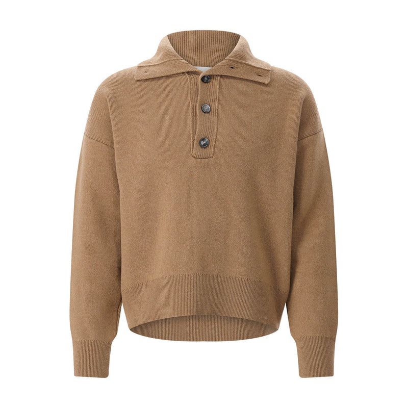 Pullover aus Merinowolle XL / Braun