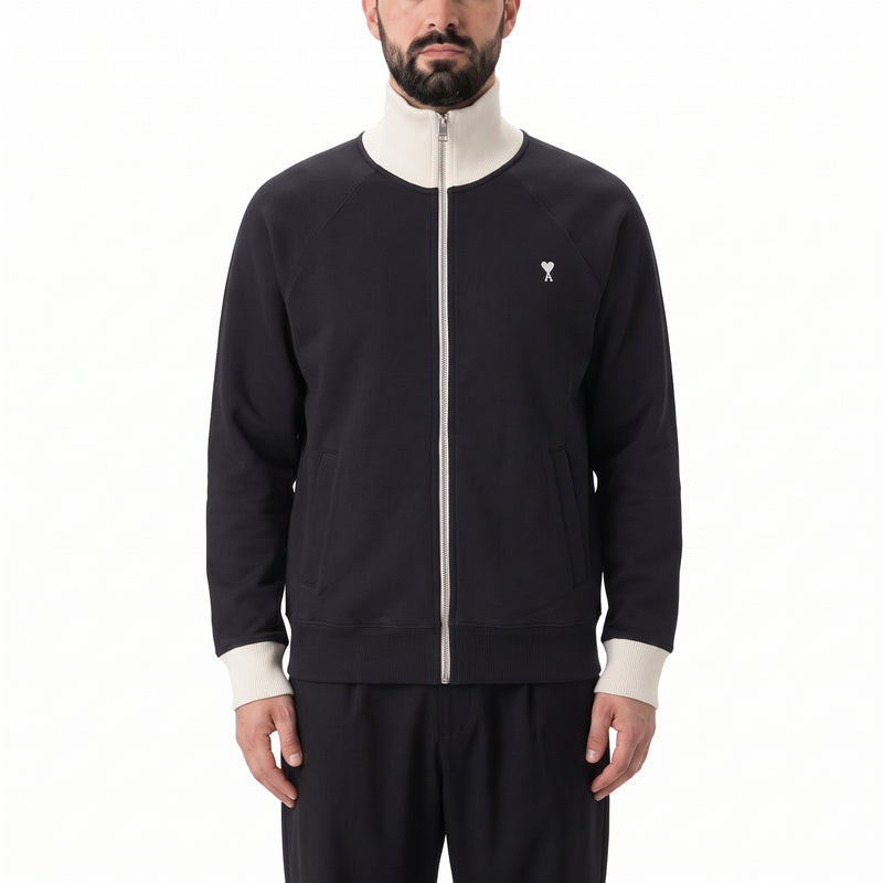 ami Paris Sweatjacke mit Stehkragen Herren