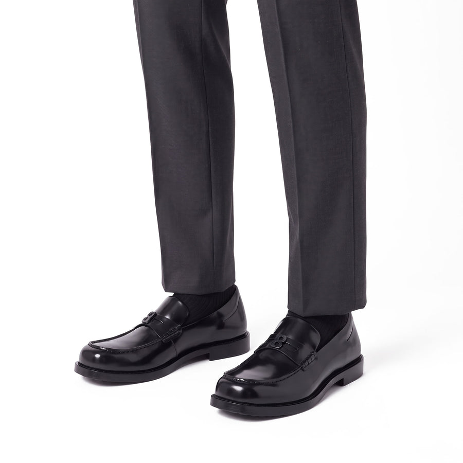 Loafer Comfy aus Leder 44 / Schwarz