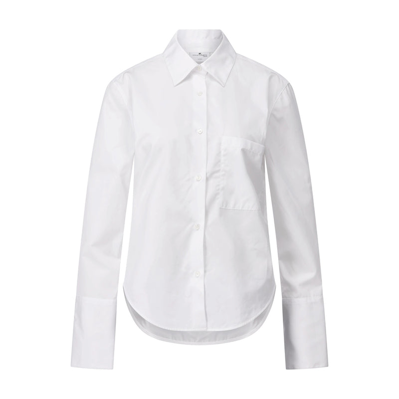 Courrèges Hemdbluse mit Logo-Stickerei Damen