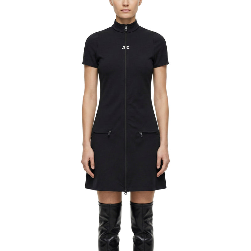 Courrèges Slim-Fit Minikleid aus Jersey Damen
