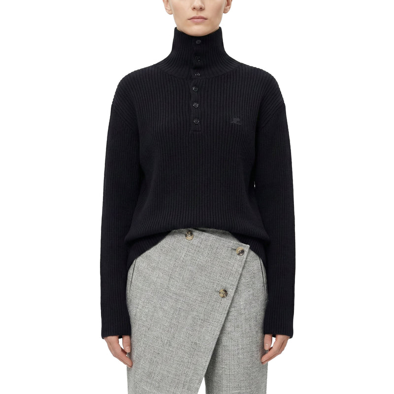Courrèges Pullover mit Stehkragen Damen