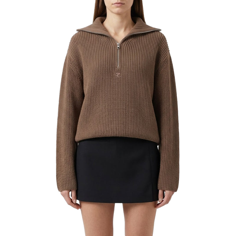 Courrèges Troyer aus Merinowolle Damen