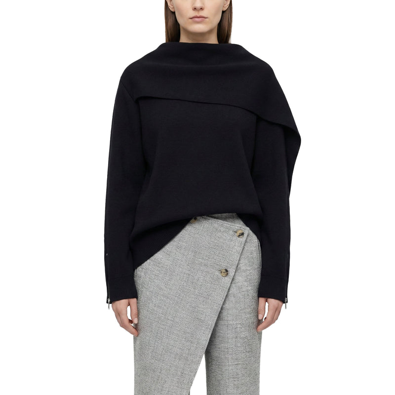 Courrèges Pullover mit Schal Damen