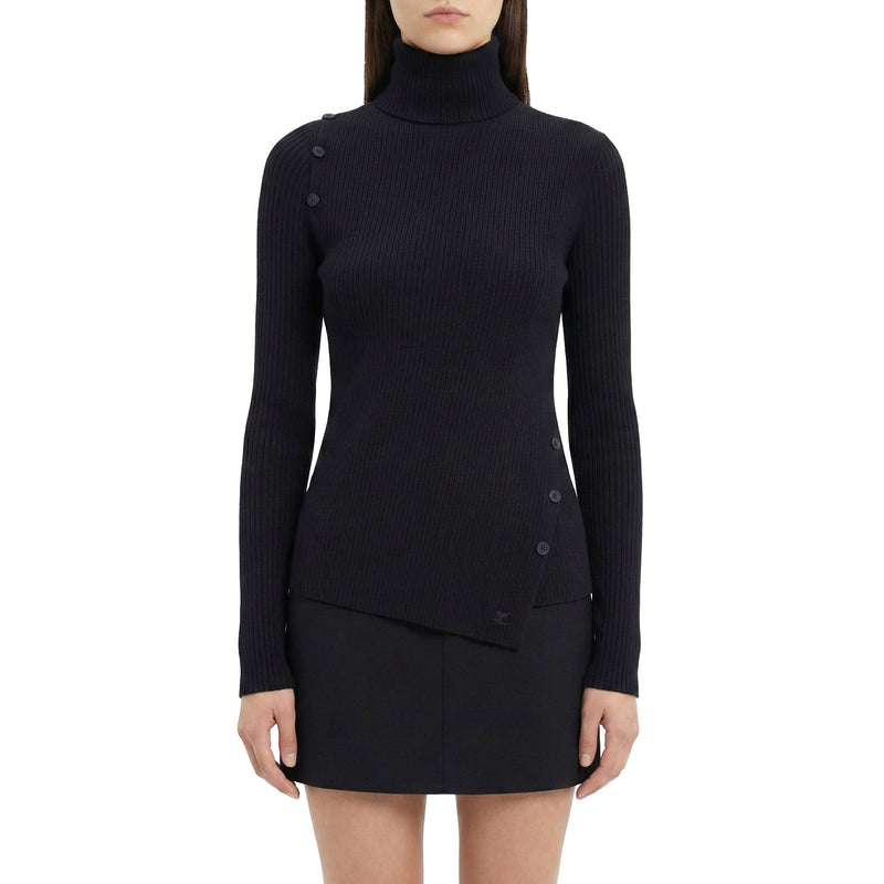 Courrèges Pullover mit Stehkragen Damen