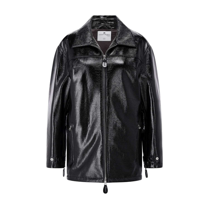 Courrèges Oversized Vinyl-Jacke Damen