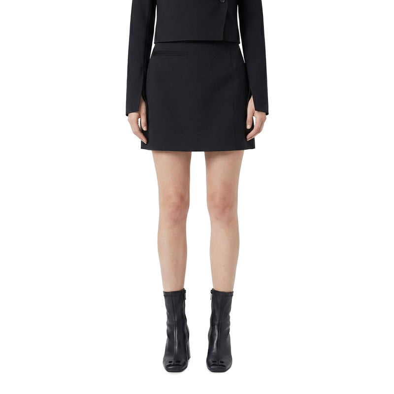 Courrèges Minirock aus Twill Damen