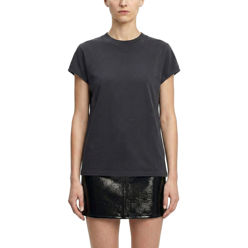 Courrèges T-Shirt mit Logo Damen