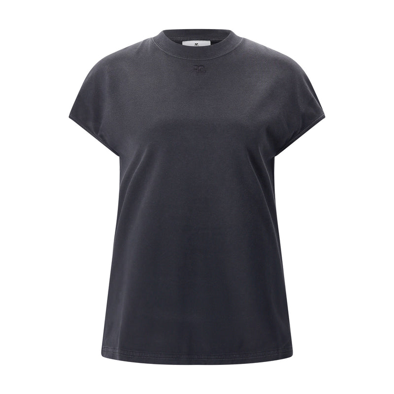 Courrèges T-Shirt mit Logo Damen