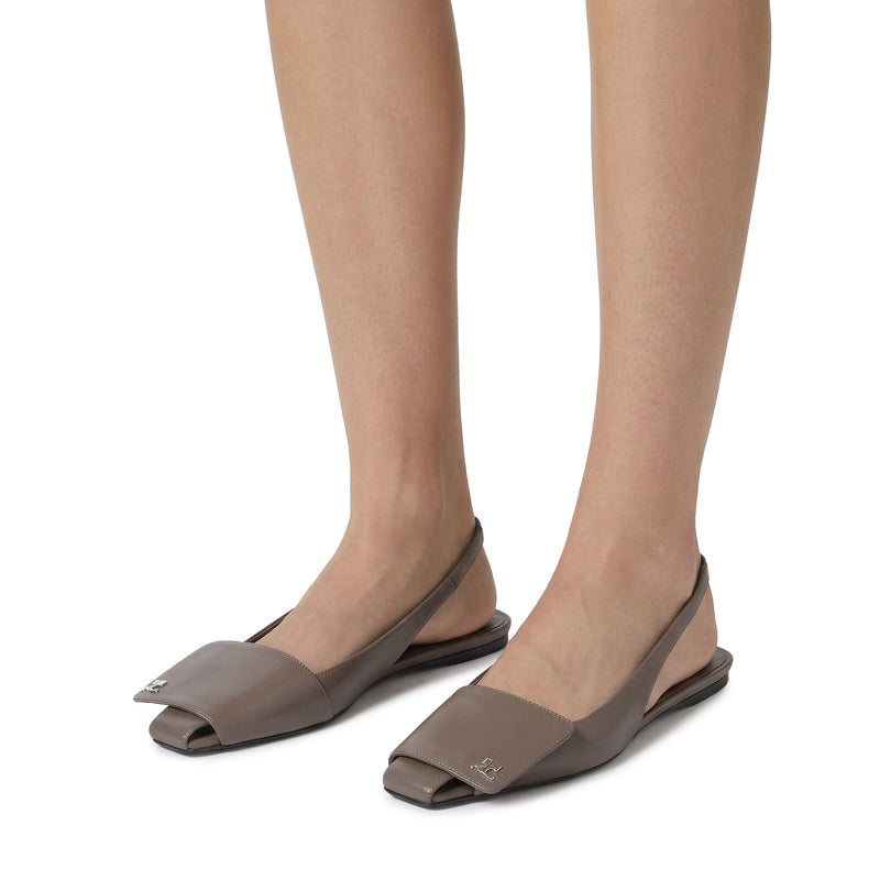 Sling Backs aus Leder