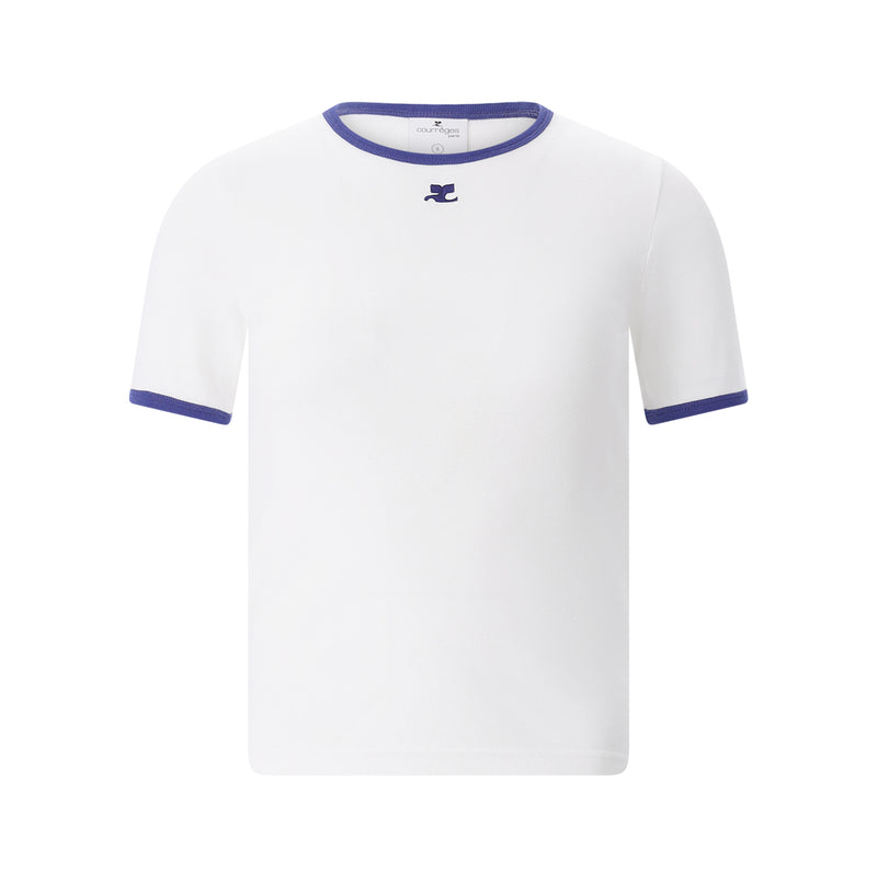 T-Shirt mit Logo L / Weiß